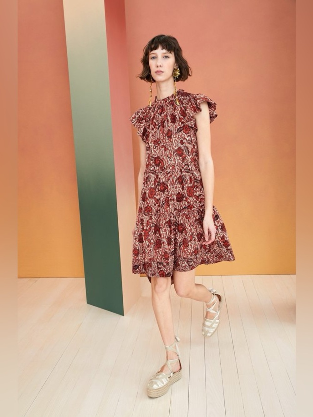 Ulla Johnson Kasim Dress in Brick - EUC - Picture 5 of 9